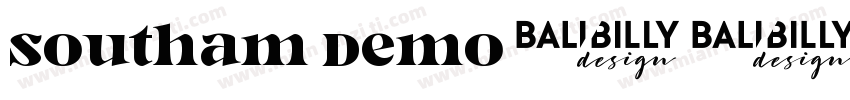 SOUTHAM DEMO字体转换